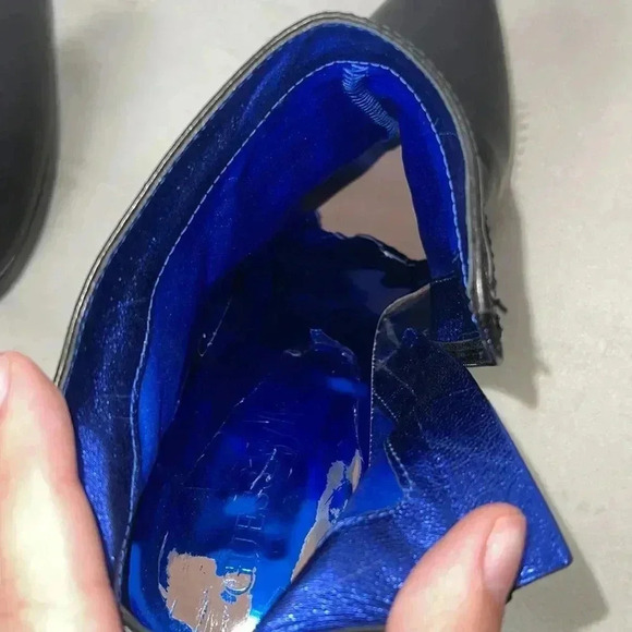 Marciano by Guess SZ 10 Women Black Platform Booties with Buckle - Picture 12 of 13